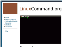 Tablet Screenshot of linuxcommand.org